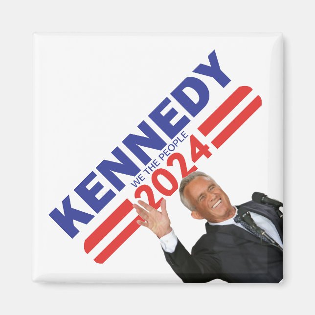 Aimant KENNEDY 2024 Magnet, RFK Jr pour Président (Devant)