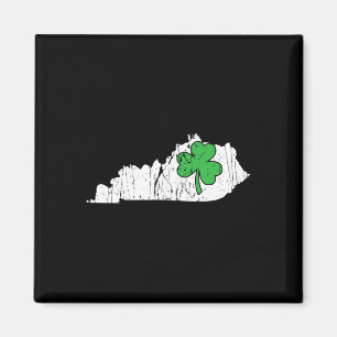 Aimant Kentucky State St. Patrick's Day Kentucky Green Sh