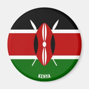 Aimant Kenya Drapeau charmant patriotique