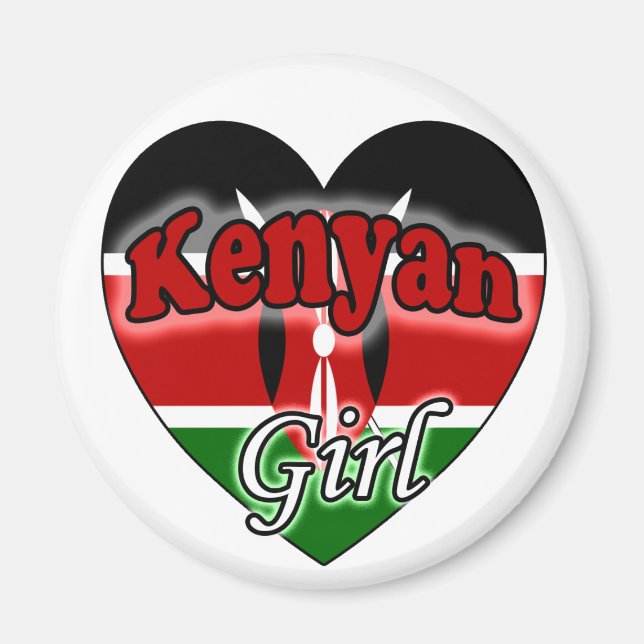 Aimant Kényan Girl (Devant)