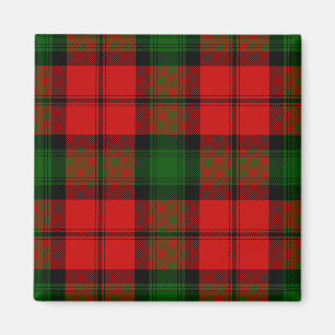 Aimant Kerr tartan rouge vert plaid