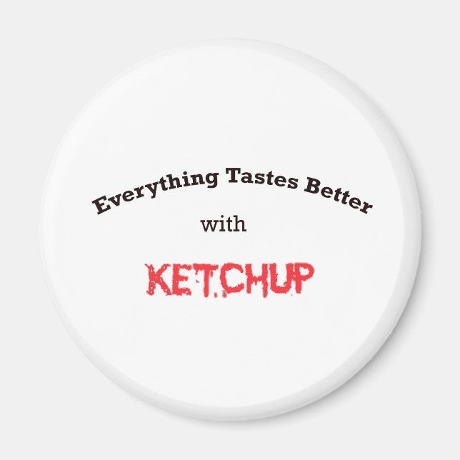 Aimant ketchup (Devant)