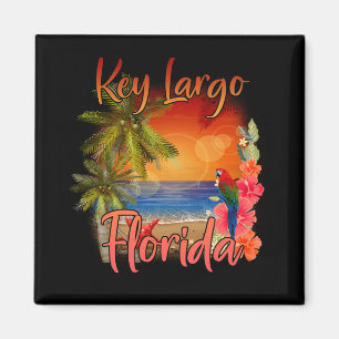Aimant Key Largo Florida Keys Tropical Beach Sunset
