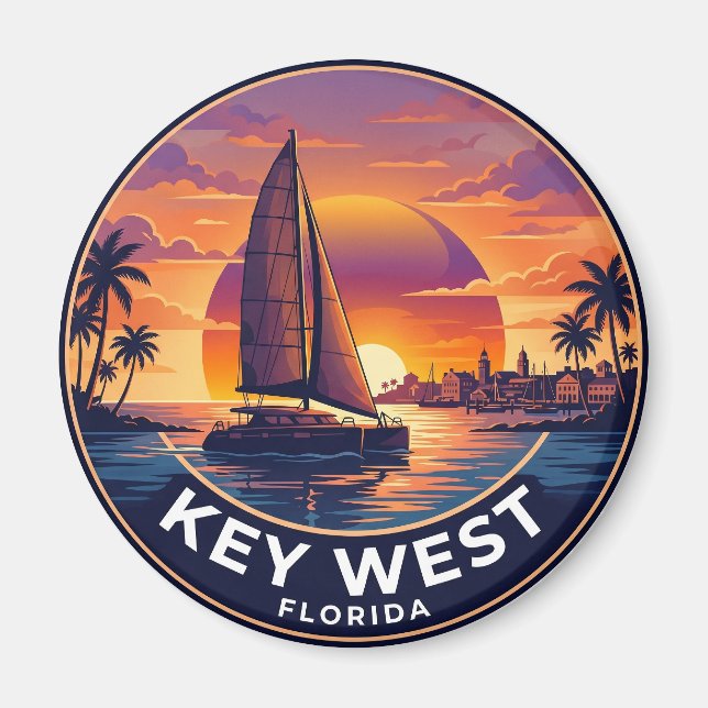 Aimant Key West États-Unis (Devant)