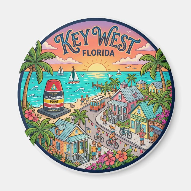 Aimant Key West Floride (Devant)