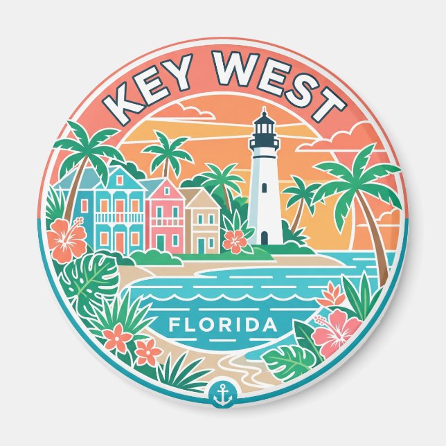 Aimant Key West, Floride (Devant)