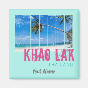Aimant Khao Lak Phang-Nga Thaïlande Vintage Beach Souveni