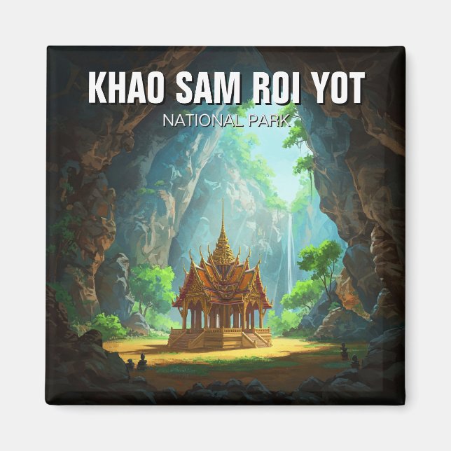 Aimant Khao Sam Roi Yot Phraya Nakhon Cave Thaïlande (Devant)