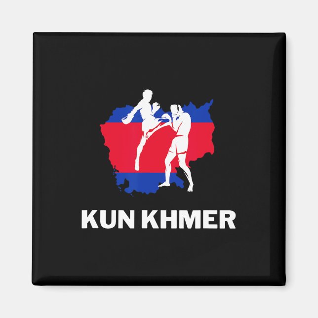 Aimant Khun Khmer Cambodge Martial Arts Kick Boxing comba (Devant)