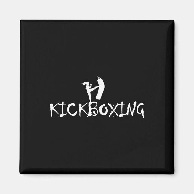 Aimant Kickboxer Kickboxing Arts Martiaux Boxe Mma Sparri (Devant)
