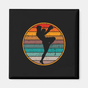 Aimant Kickboxing Kickboxeur Muay Thai Karaté Boxe Mma