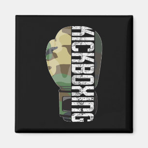 Aimant Kickboxing Muay Thai Fitness Boxe Camouflage Glo