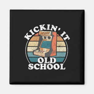 Aimant Kickin It Old School Retro 80s Arcade Jeu vidéo G