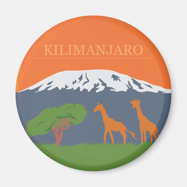 Aimant Kilimanjaro (Devant)
