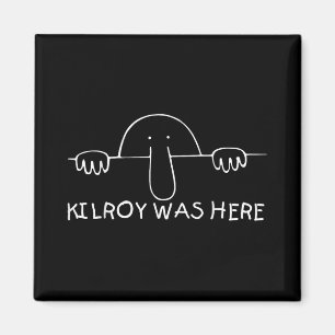 Aimant Kilroy Était Ici Chemise - Parfait Vinta 2ème guer