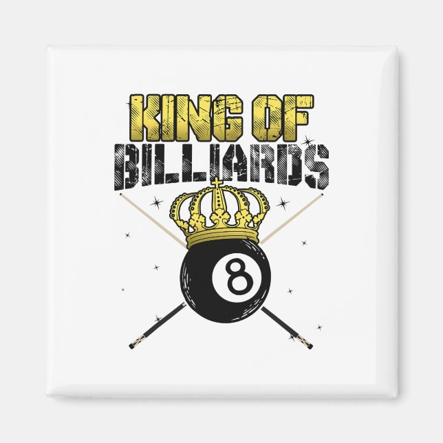 Aimant King Of Billiards Pool Queue Snooker Billard Jouer (Devant)