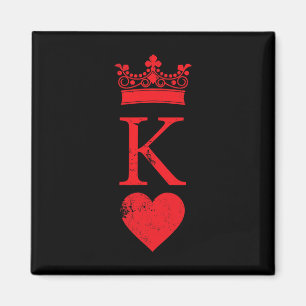 Aimant King of Hearts Costume d'Halloween Poker Voiture d