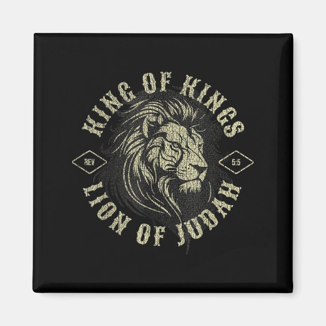 Aimant King Of Kings Lion Of Judah Christian Faith Religi (Devant)