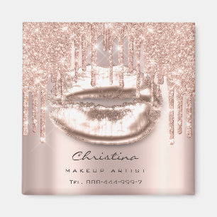 Aimant Kiss Lips Maquillage Artiste Parties scintillant D