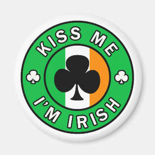 Aimant Kiss Me I'm Irish