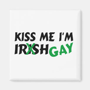 Aimant Kiss Me Im Irish Gay