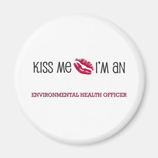 Aimant Kiss Me Je suis un agent de santé DE L'ENVIRONNEME