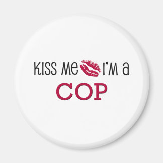 Aimant Kiss Me Je suis un COP