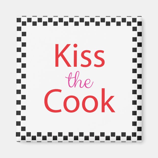 Aimant Kiss The Cook (Devant)