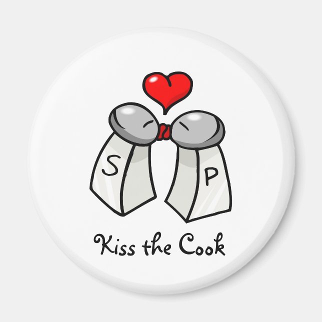 Aimant Kiss the cook (Devant)