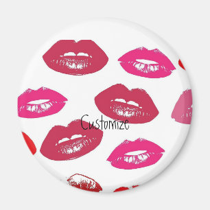 Aimant Kissing Red lips