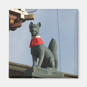 Aimant Kitsune キ ツ ネ (Fox) avec Bijou à la bouche