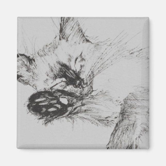 Aimant Kitty 'Baby' (Devant)