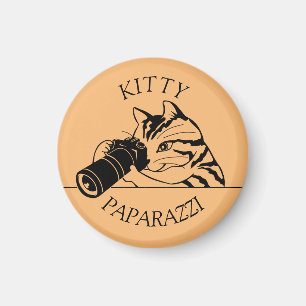 Aimant Kitty Cat Paparazzi - Photographe