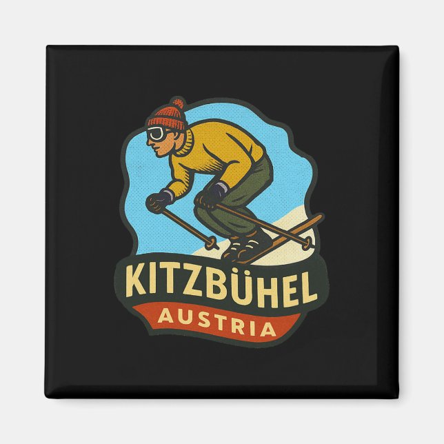 Aimant Kitzbühel Autriche Ski  (Devant)