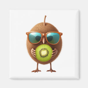 Aimant Kiwi Fun Vacances Gaie Vacances Tropical Boissons