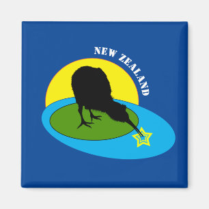 Aimant Kiwi - New Zealand Bird & Bro Travel (magnets)