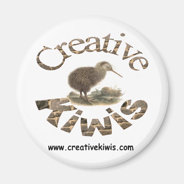Aimant Kiwis créatifs 1 (Devant)