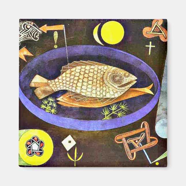 Aimant Klee - Aroundfish,  (Devant)
