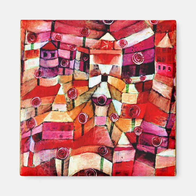 Aimant Klee - Jardin Rose (Devant)