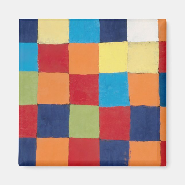 Aimant Klee - Qu 1, Color Chart, (Devant)