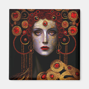 Aimant Klimt Inspirée Déesse Reine
