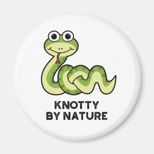 Aimant Knotty By Nature Funny Snake Pun