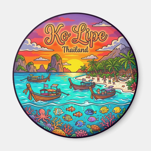 Aimant Ko Lipe Thaïlande (Devant)