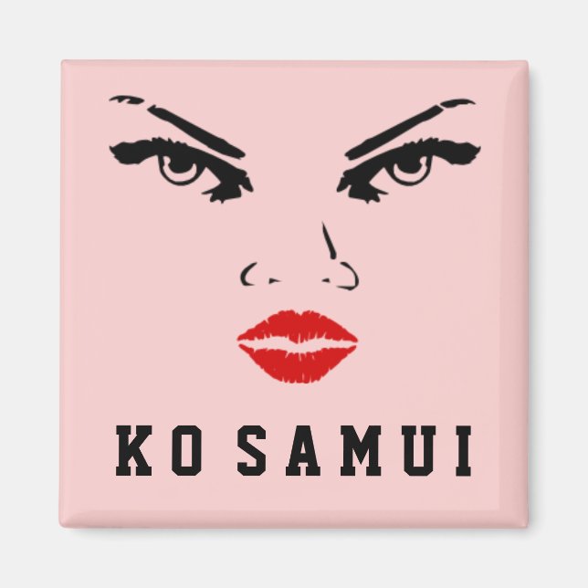 Aimant Ko Samui, Femme thaïlandaise (Devant)