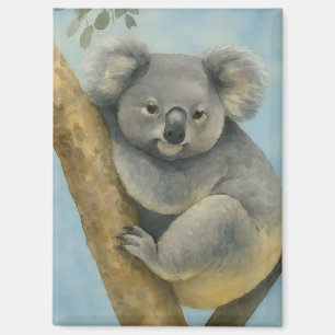 Aimant Koala Calm - Aquarelle Faune