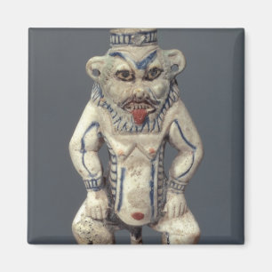 Aimant Kohl Pot, représentant le dieu domestique égyptien