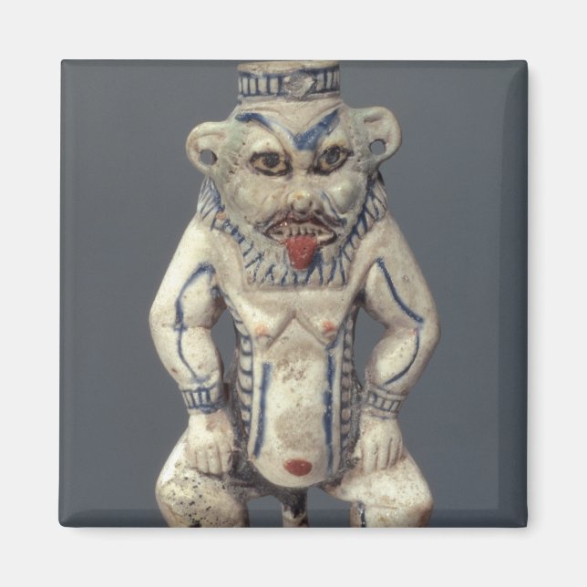 Aimant Kohl Pot, représentant le dieu domestique égyptien (Devant)