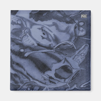 Aimant Koi (bleu)