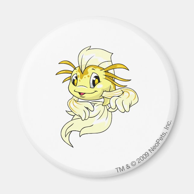Aimant Koi jaune (Devant)