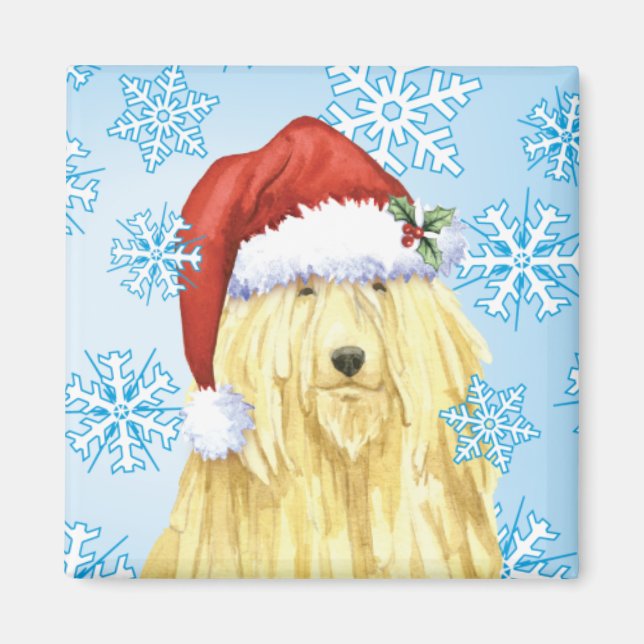 Aimant Komondor de Noël (Devant)